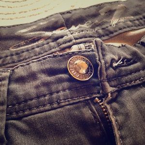 Seven black stretch jeans